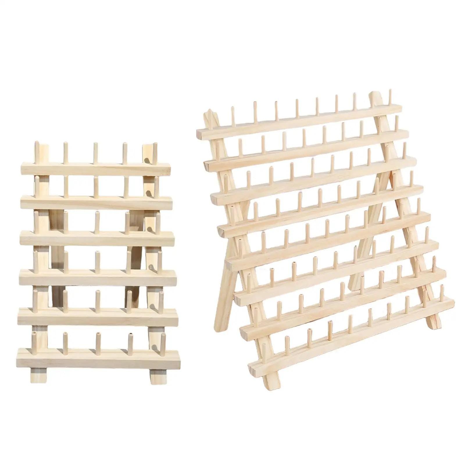 Porta filo da cucito in legno - Organizzatore di rocchetti, Contenitore per lavori di cucito