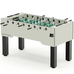 Sportime Tischkicker "Dragon Steel", Green Guardian vs. Yellow Dragon, Spielfeld: Rasen-Grün, Hamilton White Image