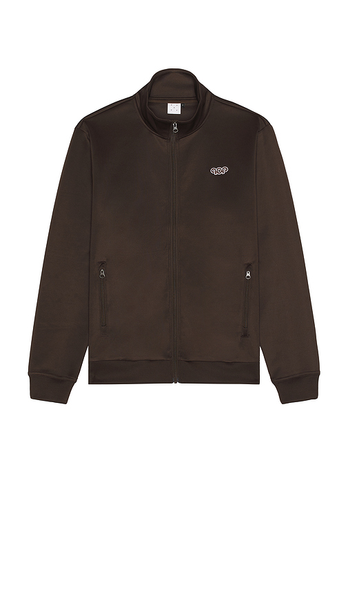 Pop Trading Company Pub Track Jacket in Brown. - size XL/1X (also in L, M, S)