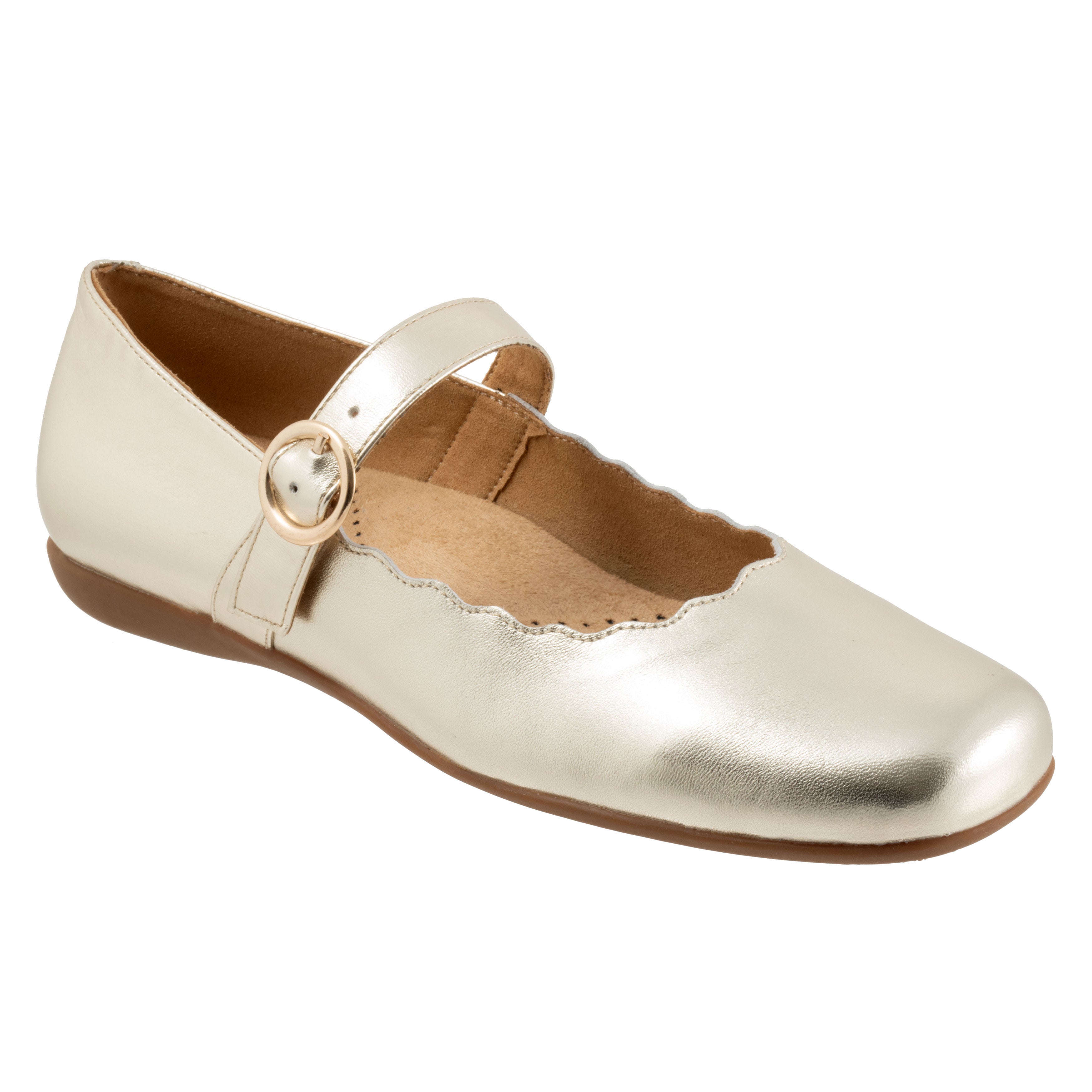 Women's Sugar Flat by Trotters in Dark Champagne (Size 10 M)