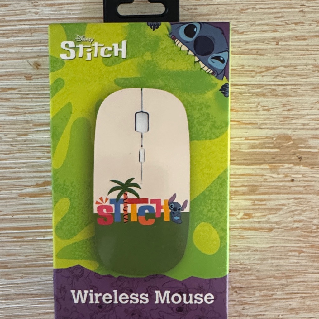 Disney Computers, Laptops & Parts | Disney Stitch Green And White Mouse | Color: Green/Purple | Size: Os