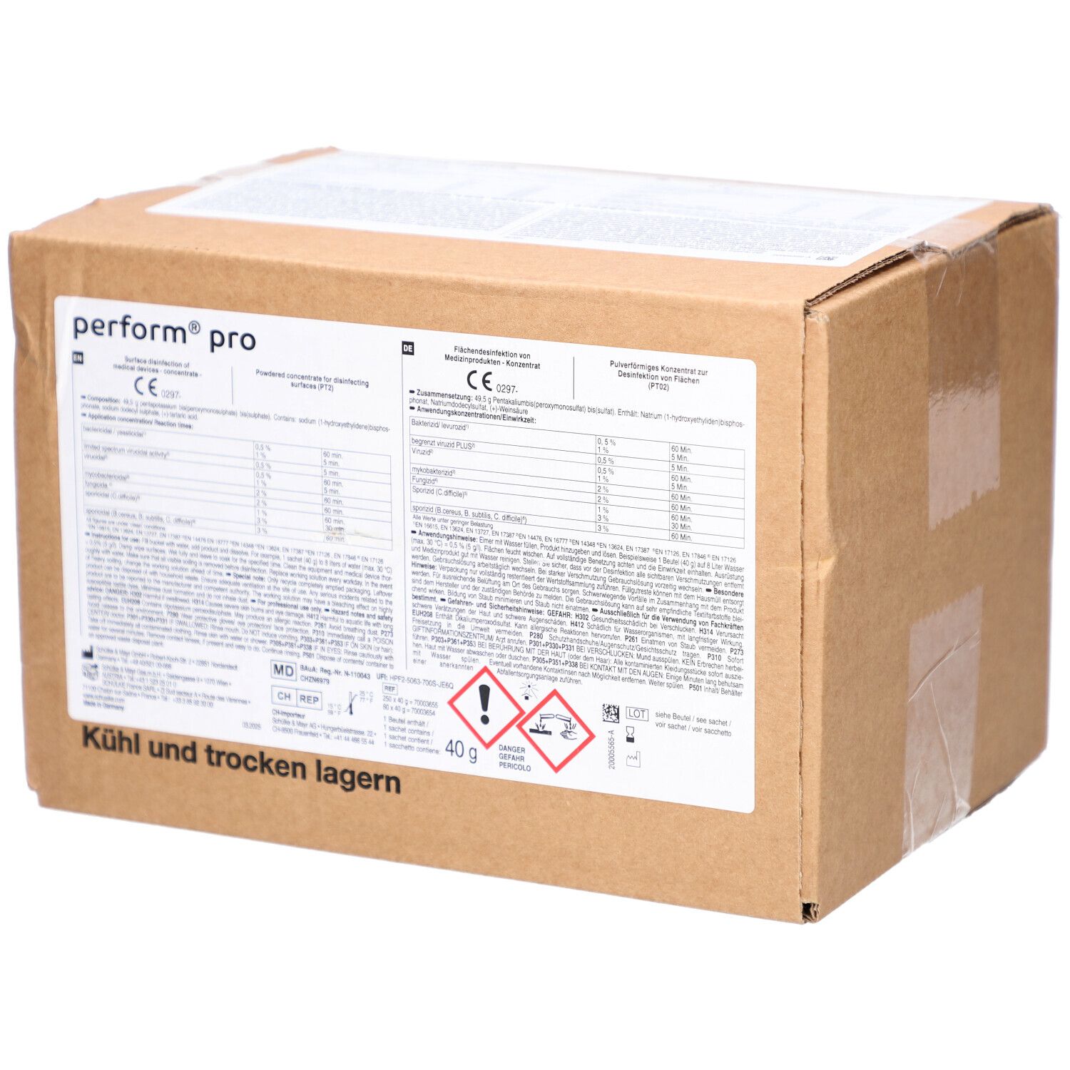 Perform pro Flächendesinfektion Pulver 60x40 g Image