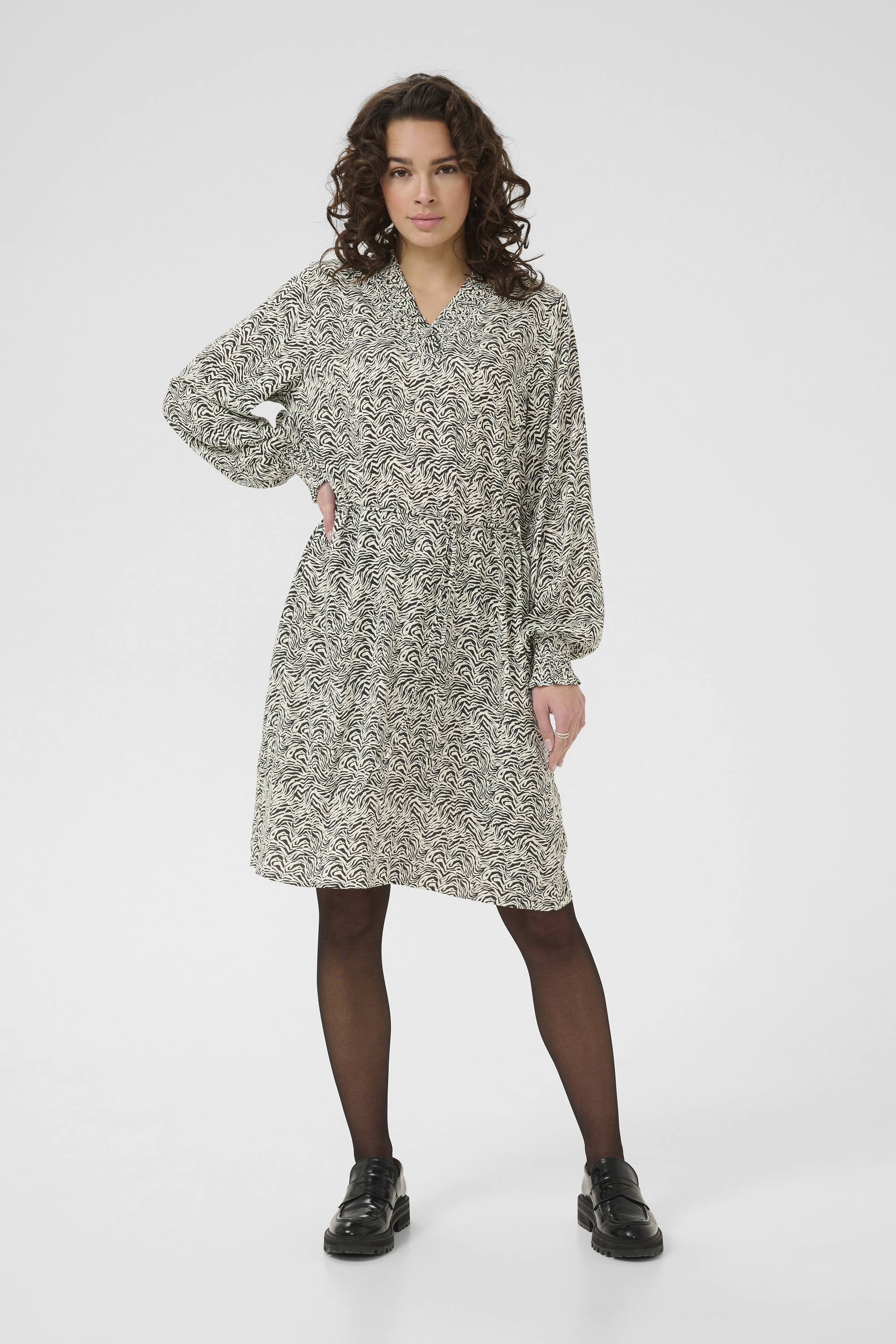 Kleid KAmiriam A-shape black white EU 34 / UK 6