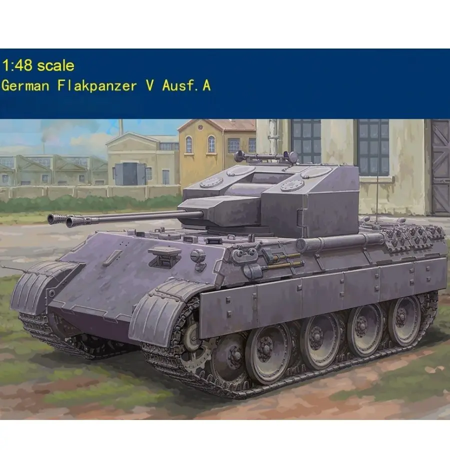 HOBBY BOSS 84832 1/48 German Flakpanzer V Ausf.A Assembly Plastic Model Kit
