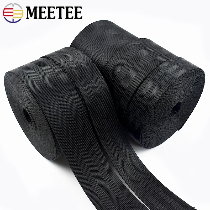 1-5M 20-70mm Nylon Gurtband für Auto Sicherheitsgurt Rucksack Band Strap Haustier Kragen Band Schrägbindung DIY Nähzubehör Trim Image