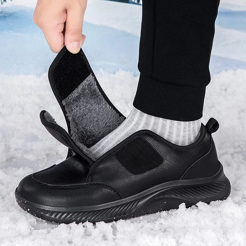 Herbst und Winter Plus Größe Ältere Schuhe Neue Verbreitert Männer Schuhe Warme Baumwolle Schuhe Wanderschuhe Männer Schuhe Männer Stiefel