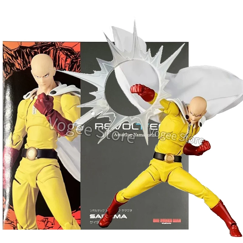 KAIYODO Revoltech INCREDIBILE YAMAGUCHI One Punch Man Saitama Anime Action Figures KO Collezione di modelli Giocattoli Regali per bambini
