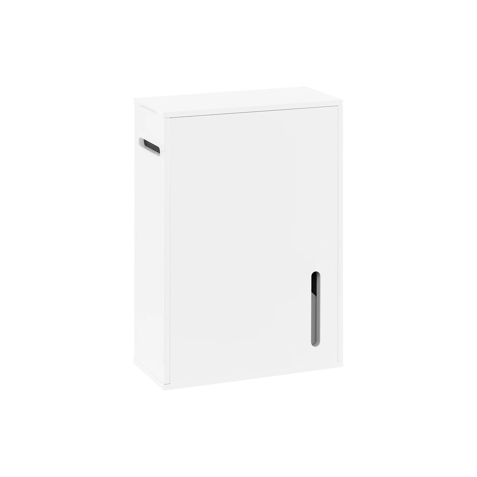 SoBuy BZR199-W Toilettenpapier Hängeschrank aufbewahrung Wandmontierter schmales Regal Badezimmermöbel Küchenmöbel