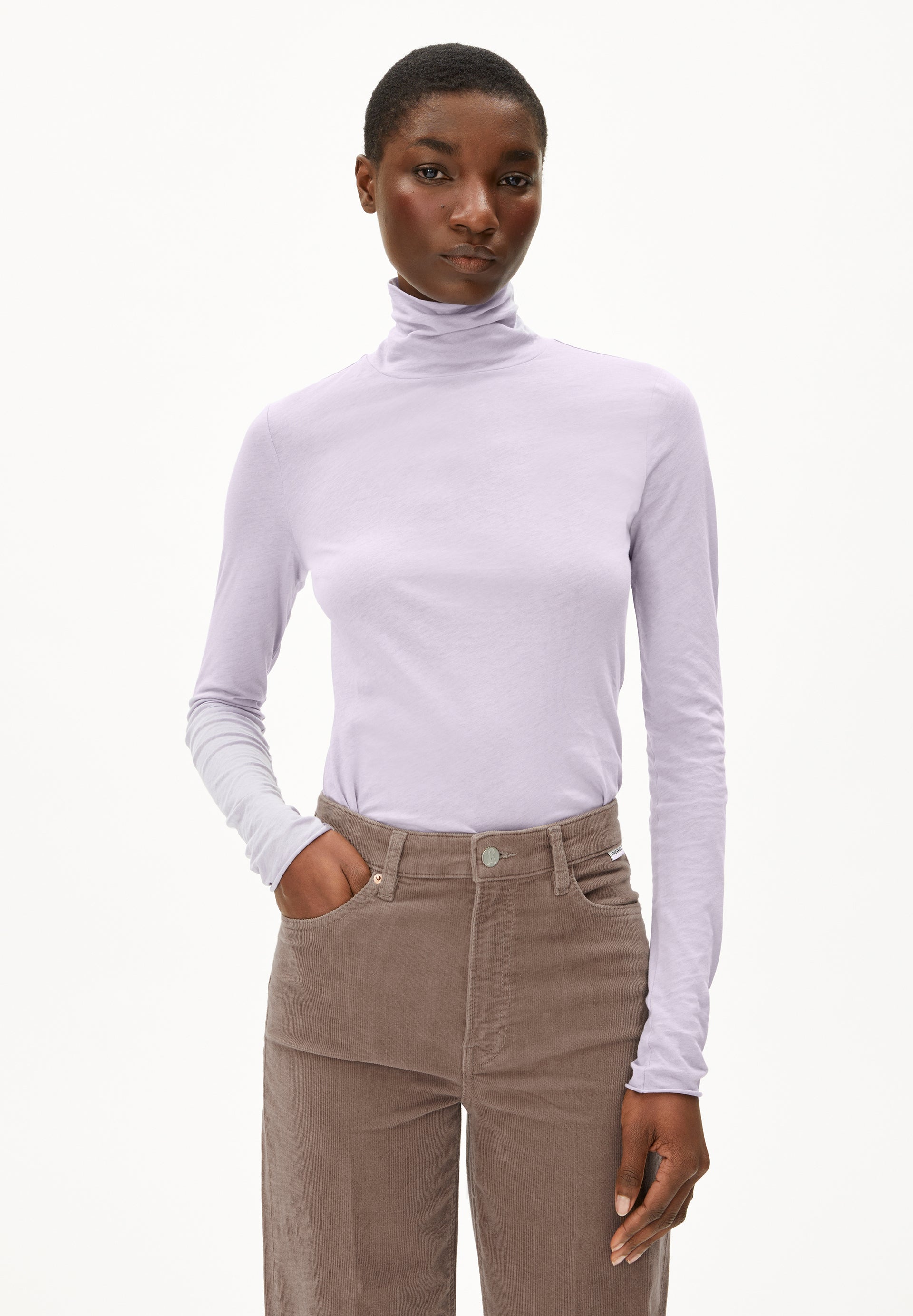 GRAZILIANAA SOFT | Longsleeve aus Bio-Baumwolle - lila (L) Image