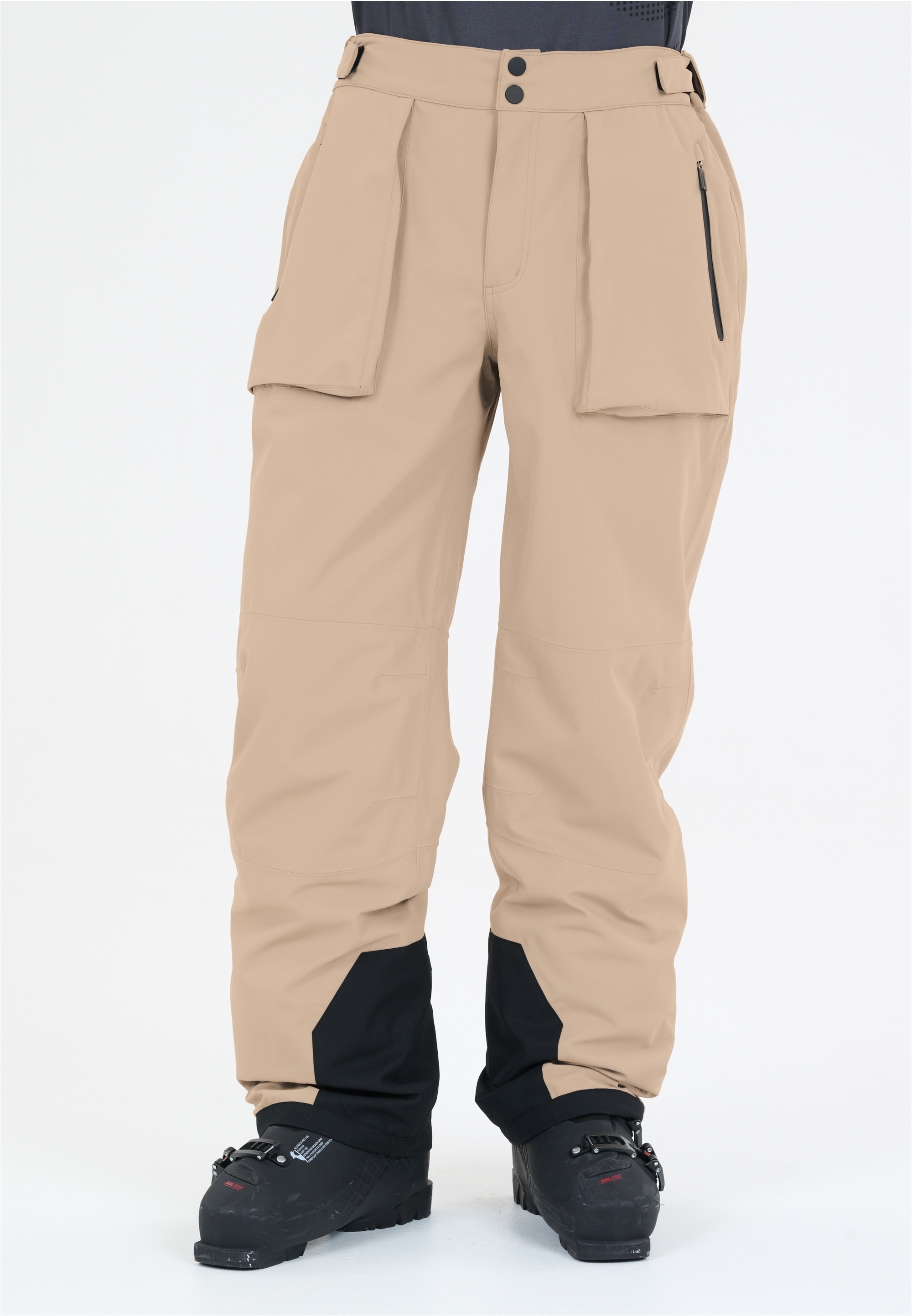 Skihose SLOPE "Killy", Herren, Gr. XXS, US-Größen, beige, 100% Polyester, unifarben, lang, Hosen Skihose, aus wetterfestem und atmungsaktivem Material