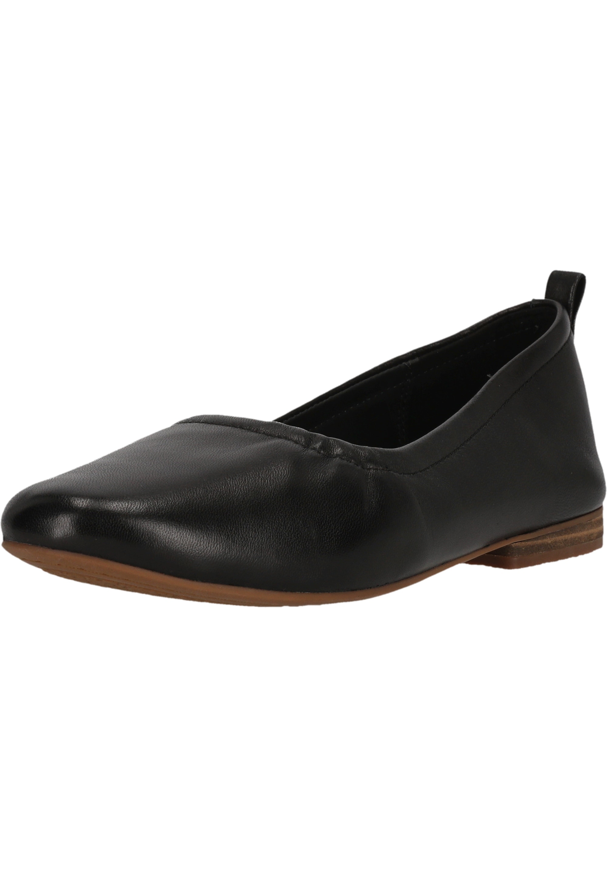 Mokassin CLARKS "Fawna Soft", Damen, Gr. 35,5, schwarz, Leder, Schuhe Mokassin, in flexibler Qualität für maximalen Komfort