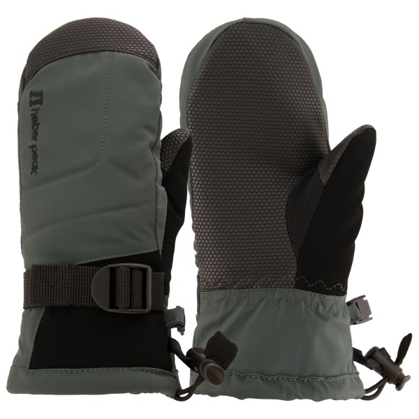 Heber Peak - Kids CedarHe. Insulated Ski Glove Mitt - Handschuhe Gr 6 grau/schwarz