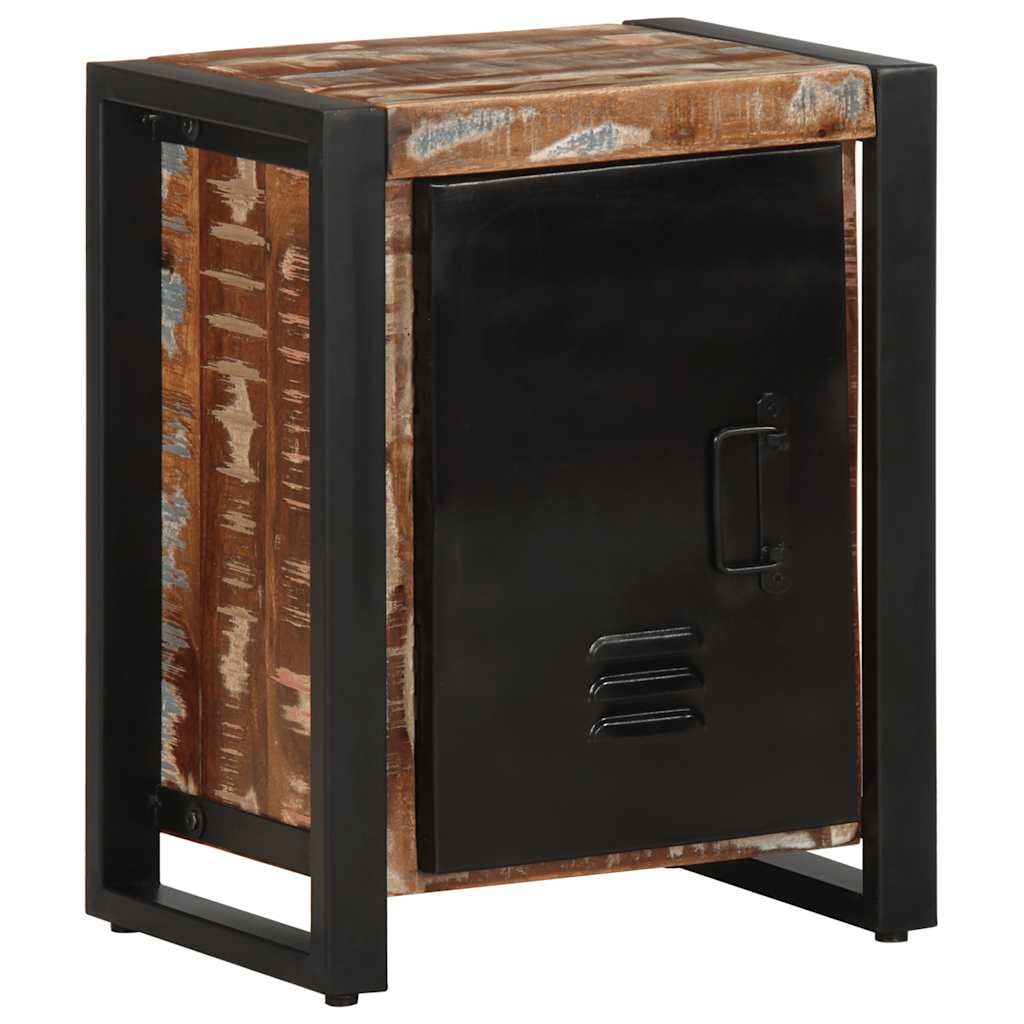 vidaXL Nachttisch Mehrfarbig 40x30x51 cm Altholz Massiv Image