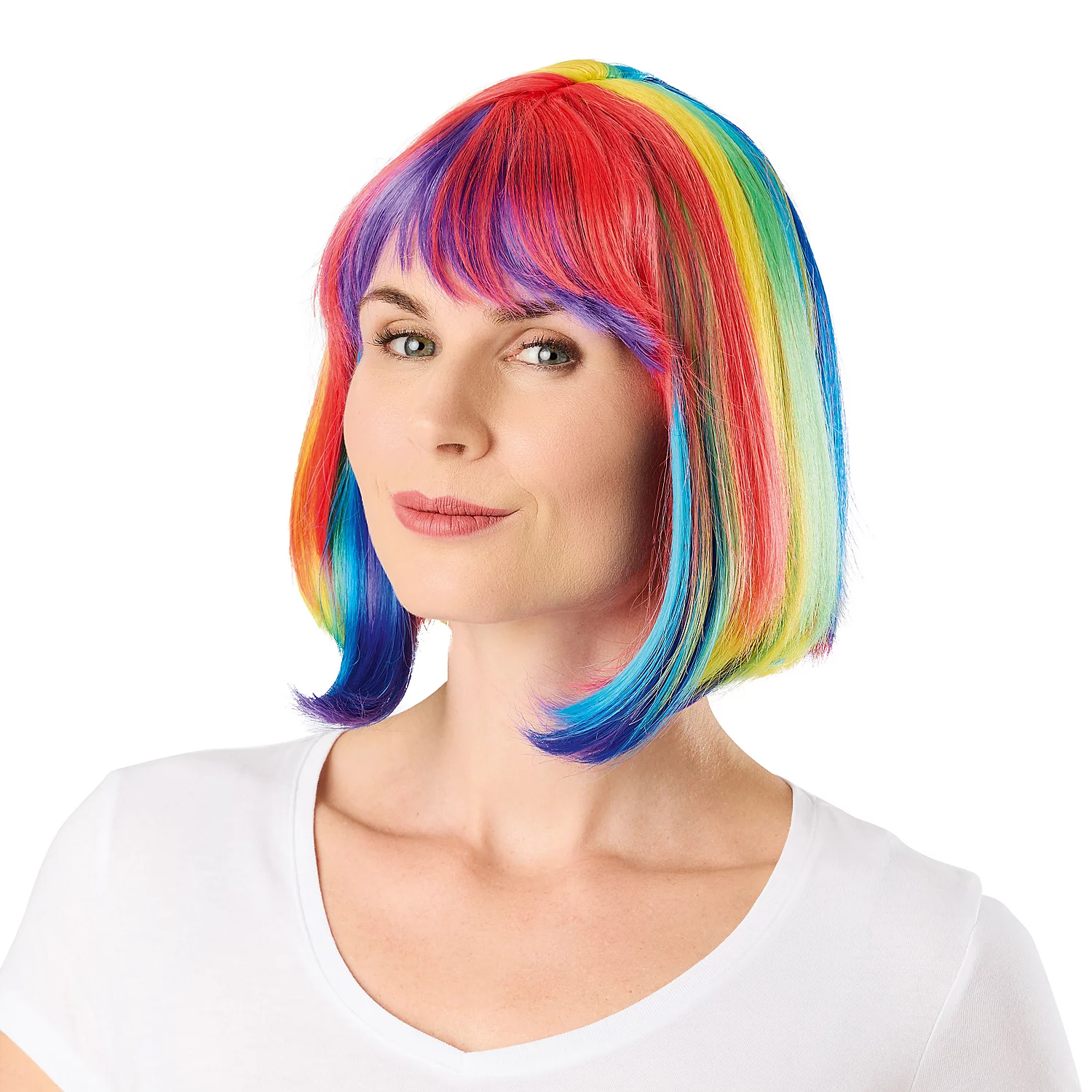 Longbob-Perücke Rainbow Image
