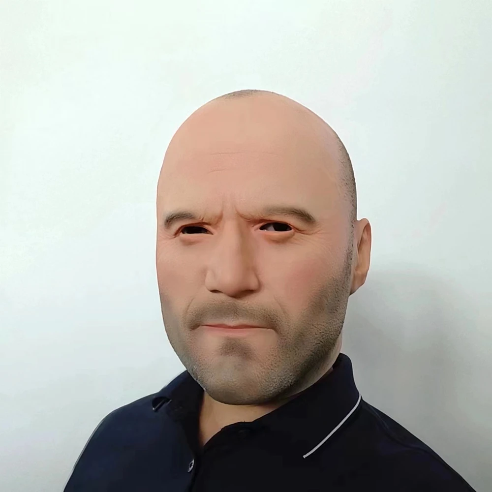 Realistische Jason Gesicht Latex Maske Neuheit Halloween Kostüm Party Cosplay Latex Kopfmasken Starker Mann Erwachsene Statham Kopfbedeckung Geschenk Image