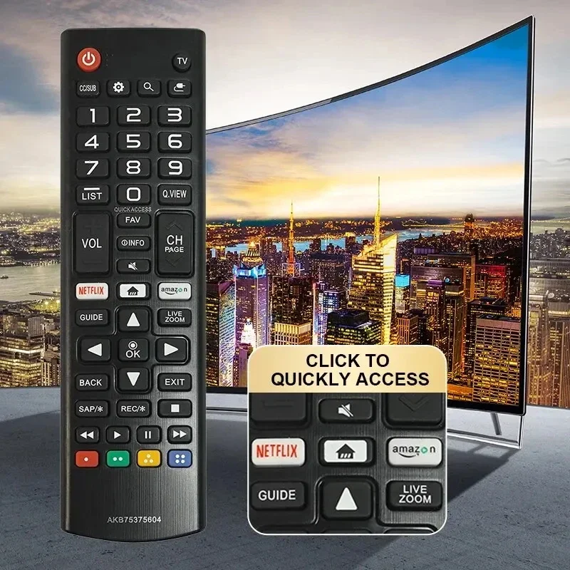 AKB75375604 Universal Remote Control - Direct for All TV Remote Control LED LCD UHD OLED HDTV Smart TV Plasma Magic