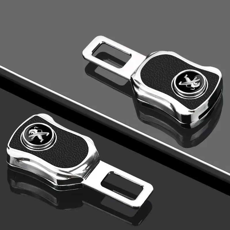 Pour Peugeot 307 peugeot 206 207 308 207 406 407 408 508 Clip de ceinture de sécurité de voiture prolongateur ceinture de sécurité serrure boucle bouchon accessoires