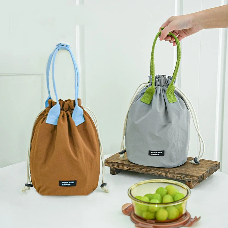 1 stücke Mittagessen Pack Isolierte Bento Tasche Aluminium Folie Lunchbox Eis Tasche Tragbare Abendessen Picknick Lebensmittel Lagerung Handtasche Image