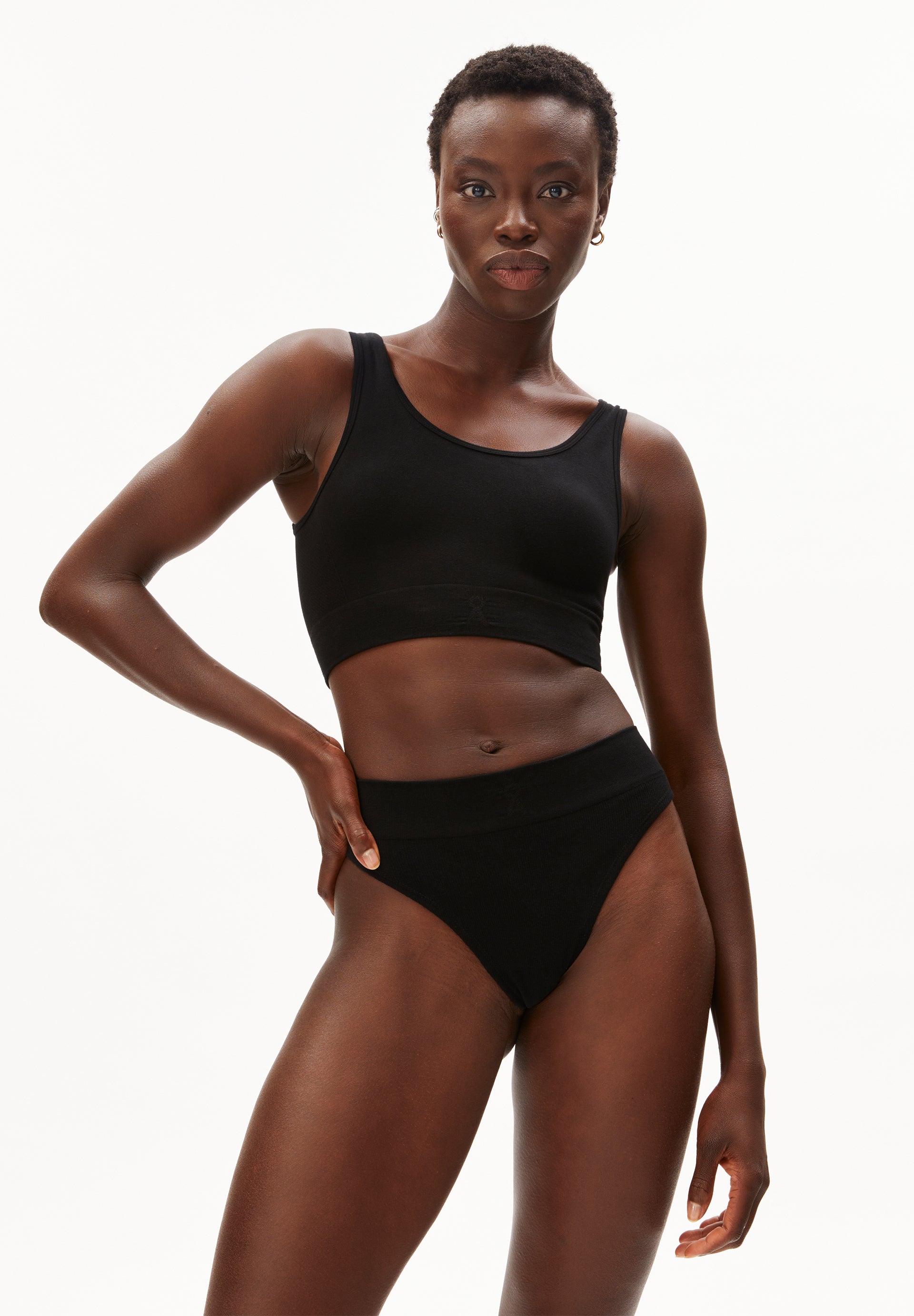 BRAA SEAMAALA | Bralette aus TENCEL™ Lyocell Mix - schwarz (M) Image