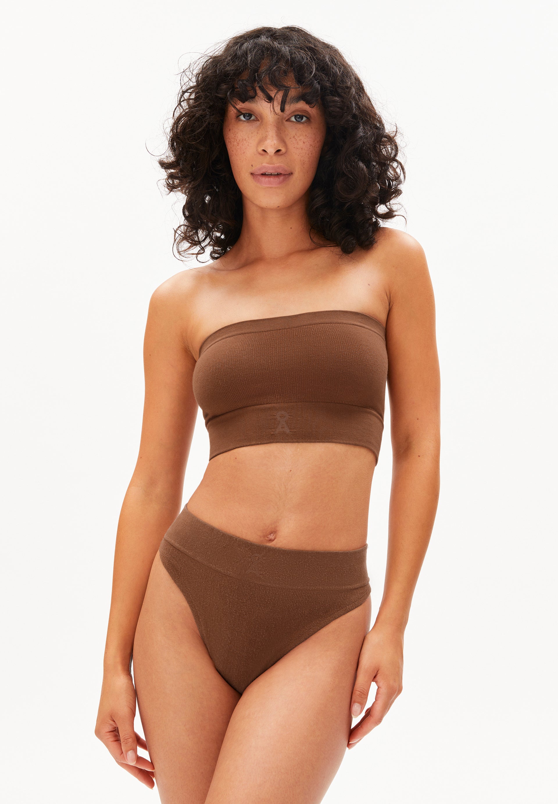 BANDEAUAA SEAMAALA | Bandeau aus TENCEL™ Lyocell Mix - braun (S) Image