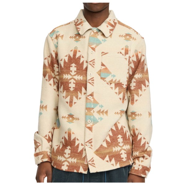 Revolution - Casual Overshirt Aztec - Hemd Gr M beige
