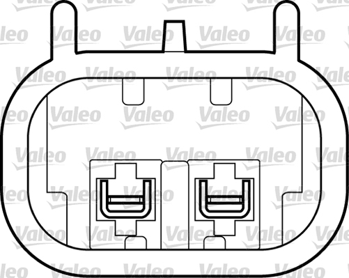 VALEO Fensterheber hinten rechts 2-polig für SEAT 6K4839402G 850393 Image