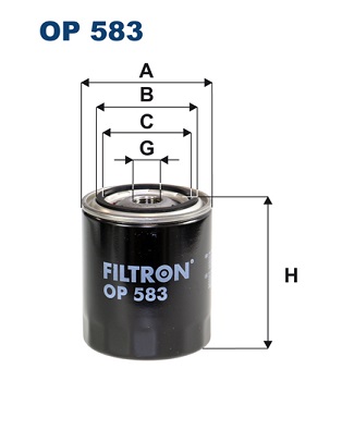 FILTRON Ölfilter OP 583 Universal 83mm Image