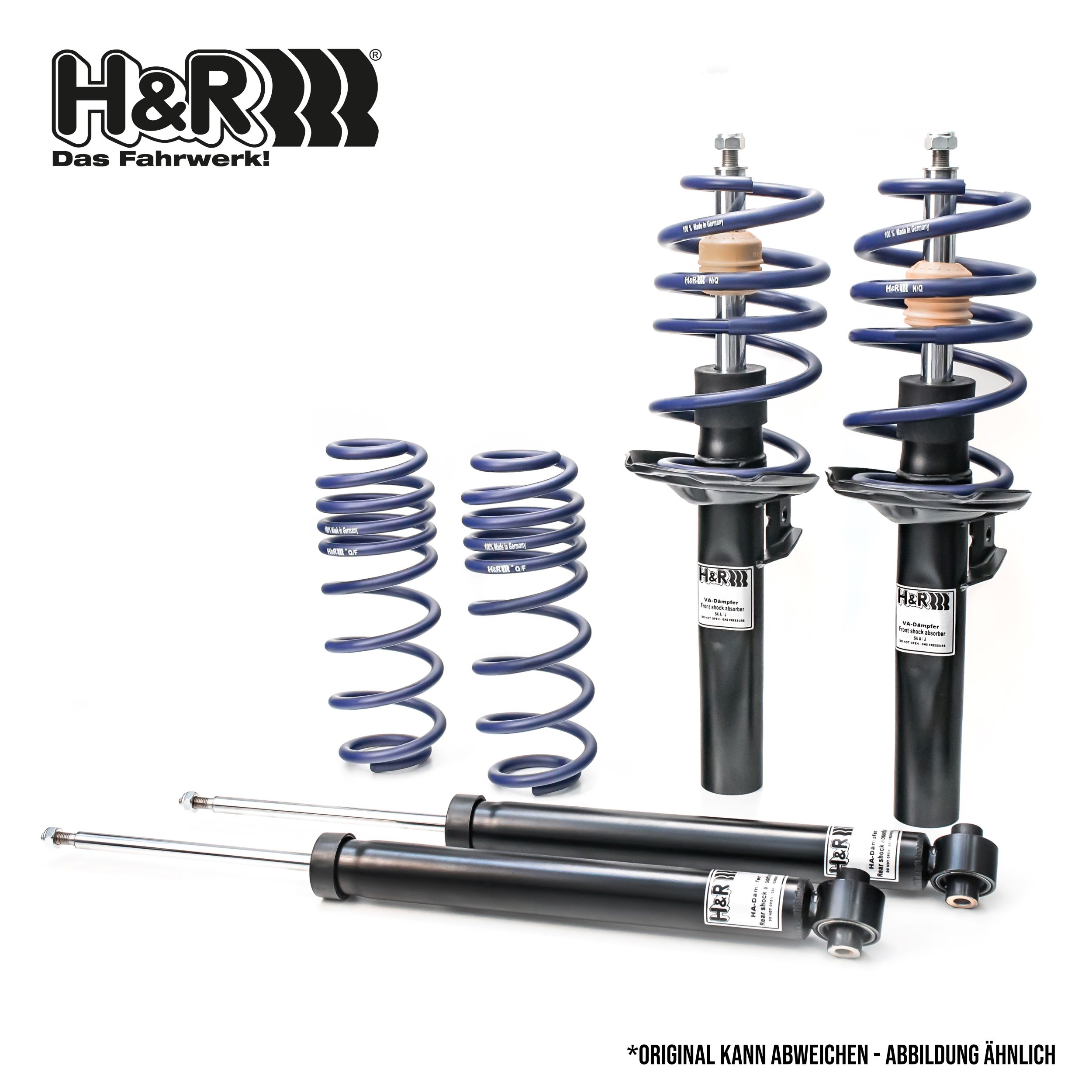 H&R Fahrwerkssatz, Federn/Dämpfer Cup-Kit Sportfahrwerke/Cup-Kit Sport-Suspensions für VW 31016-2 Image