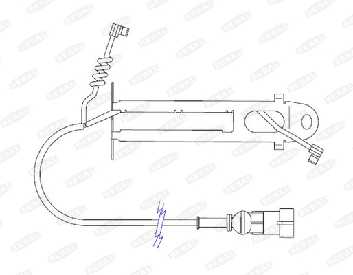 BERAL Warnkontakt, Bremsbelagverschleiß Universal für IVECO 1906468 42536956 FAI126 Image