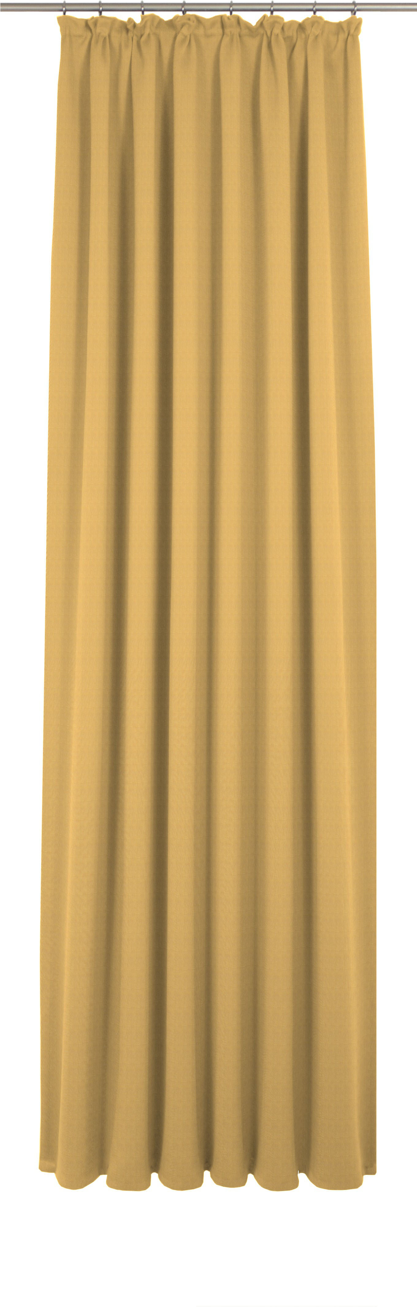 Vorhang ADAM "Uni Collection", gelb, B:142cm H:175cm, Baumwolle (Bio-Baumwolle), Gardinen, aus 100% Bio-Baumwolle Image
