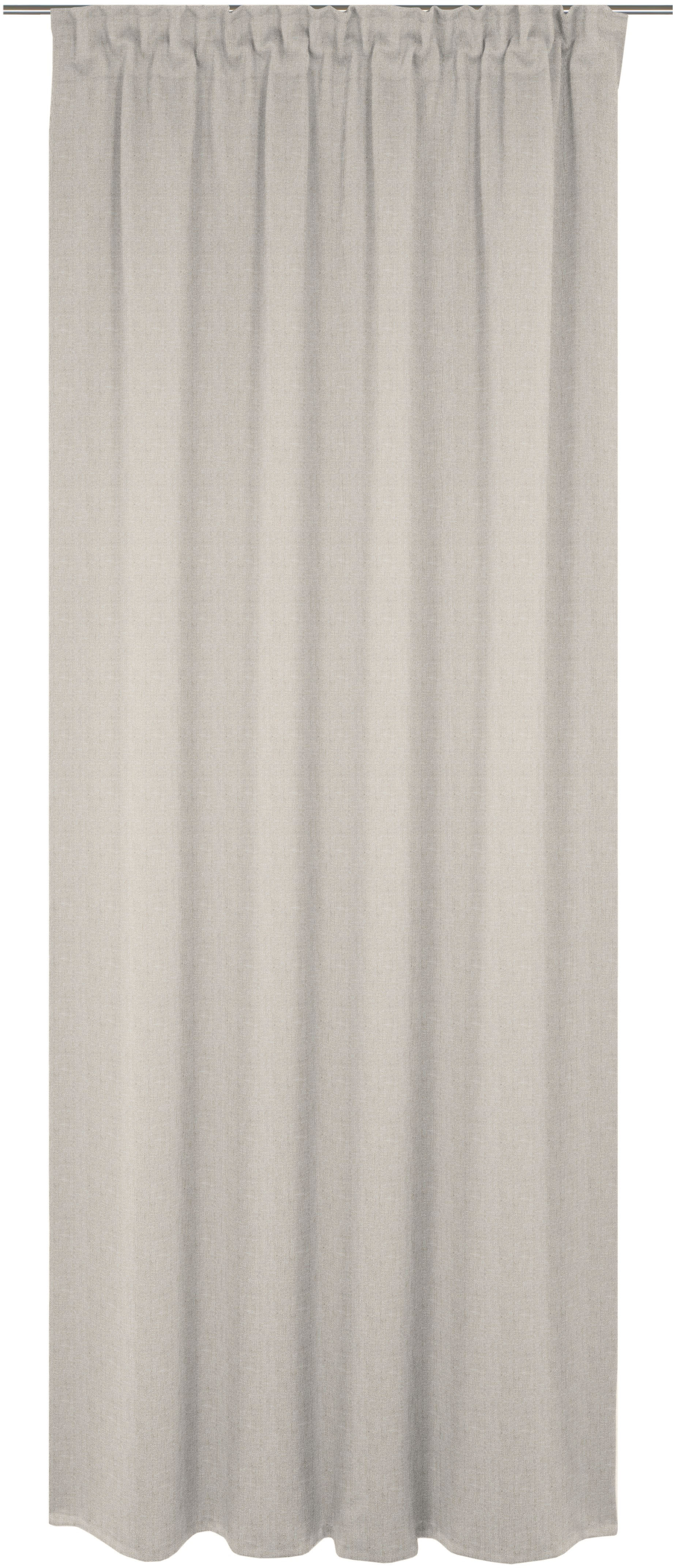 Vorhang WIRTH "Torbole" Gr. 5, gelb (ocker), B:132cm H:255cm, Jacquard, Baumwolle, Polyester, Gardinen Image