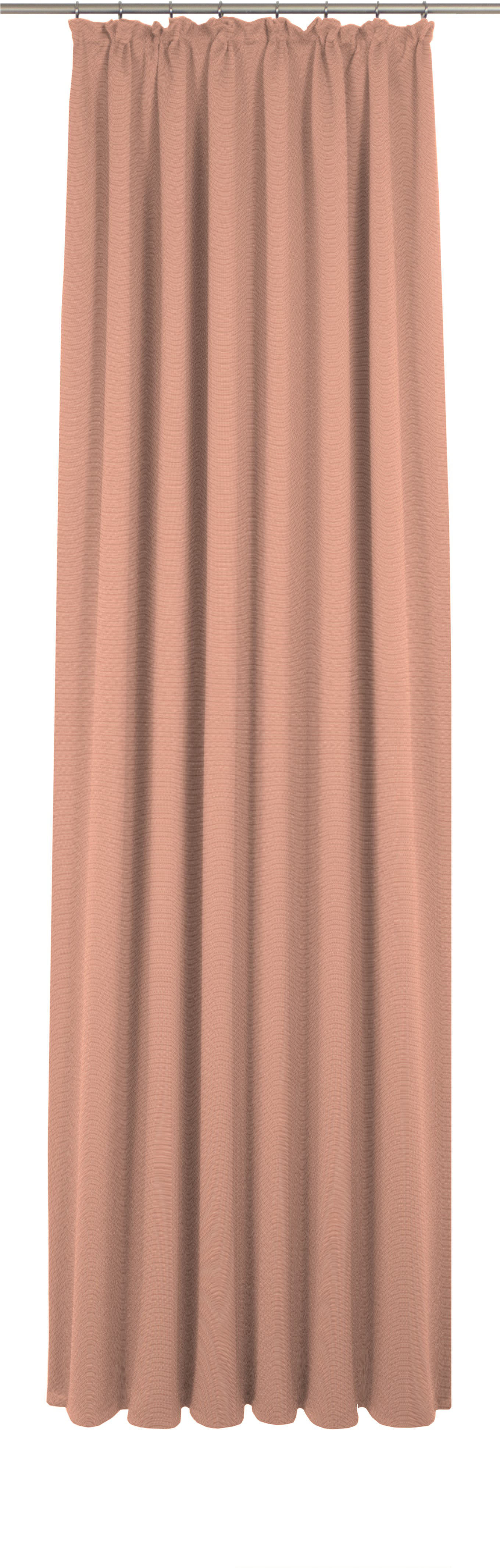 Vorhang ADAM "Uni Collection", orange (papaya), B:142cm H:305cm, Baumwolle (Bio-Baumwolle), Gardinen, aus 100% Bio-Baumwolle Image