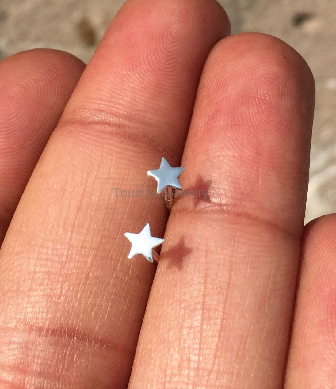 925er Silber Stern Ohrstecker - Sterling Silber Ohrstecker - Silber Ohrstecker - Stern Ohrstecker - Ohrstecker - 925 Silber Schmuck - Geschenk für Sie