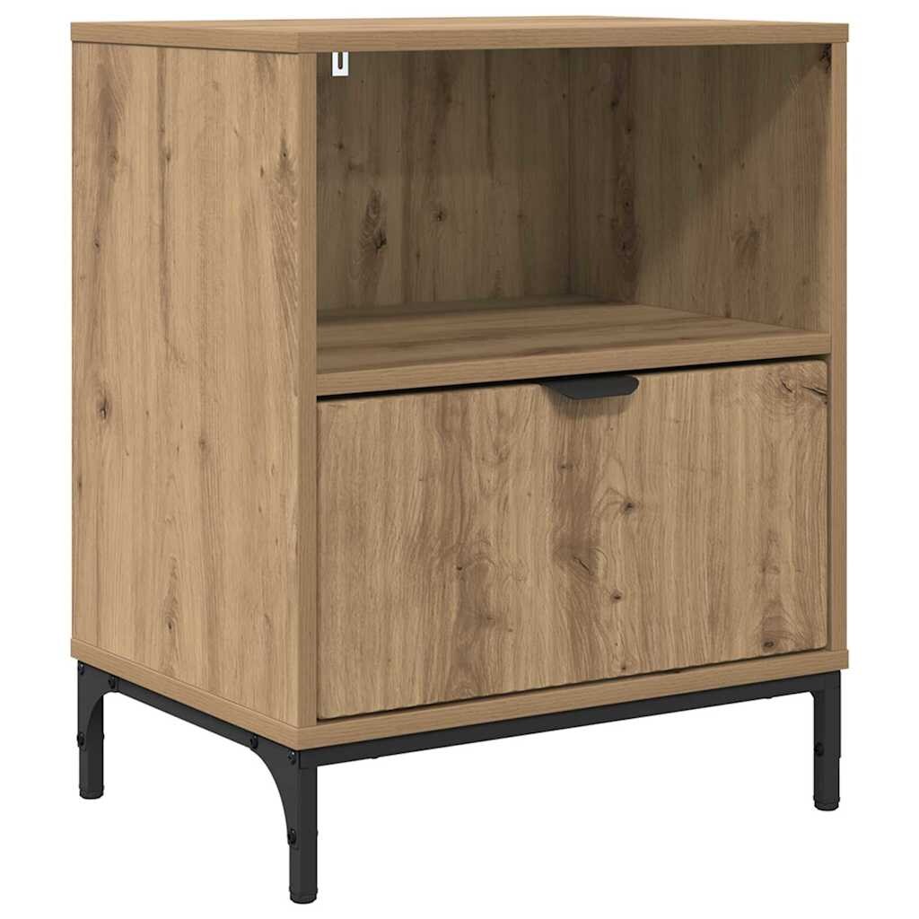 vidaXL Nachttisch Artisan-Eiche 49 x 36 x 61 cm Holzwerkstoff Image