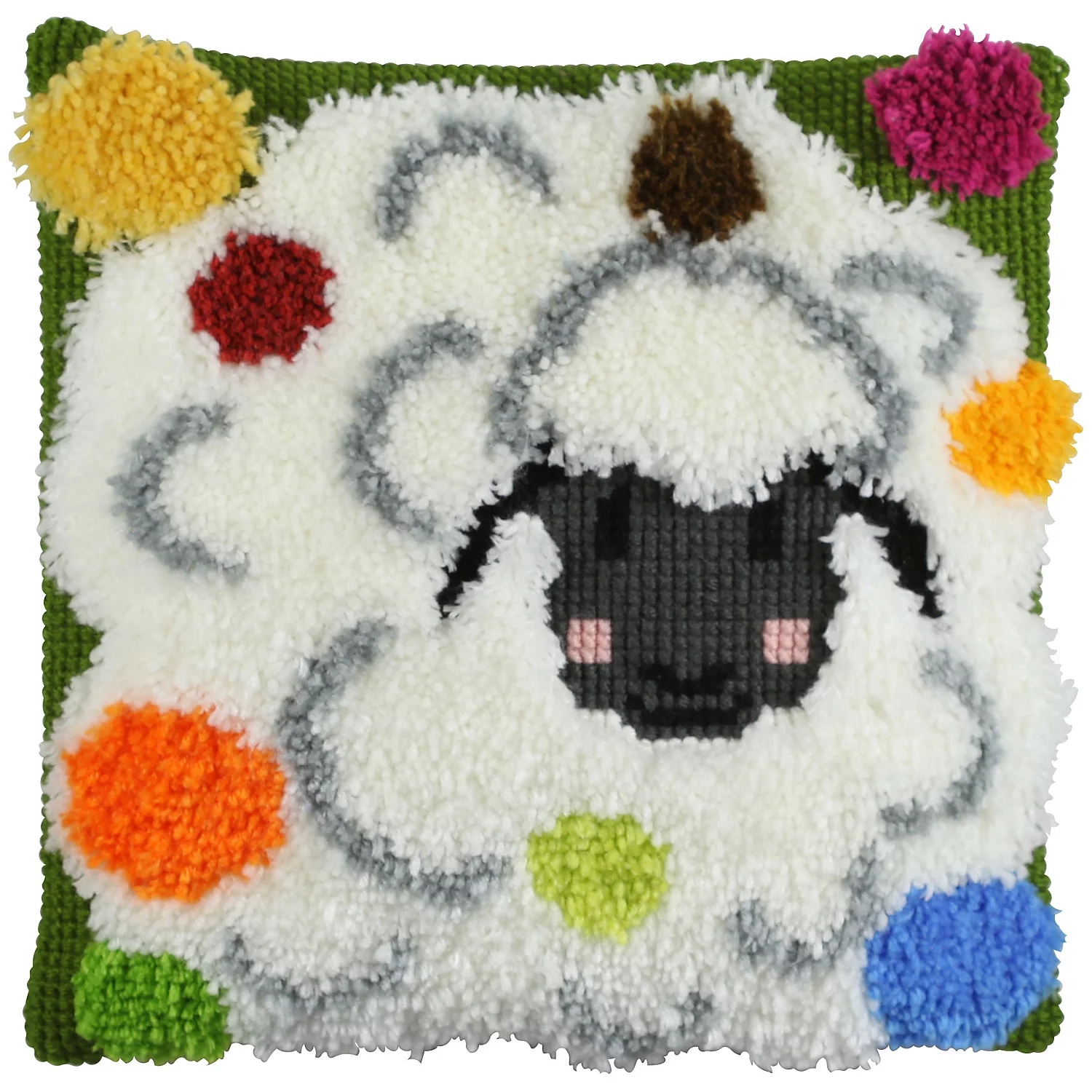 Stick-/Knüpfkissen Schaf