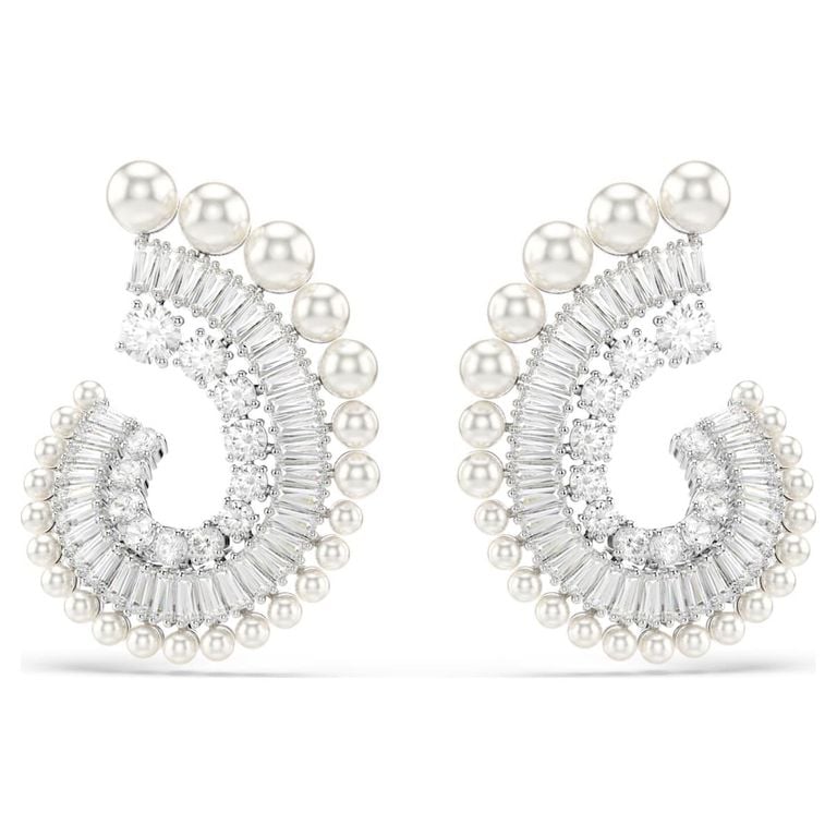 Ariana Grande X Drop Earrings - Metallic - Swarovski Earrings