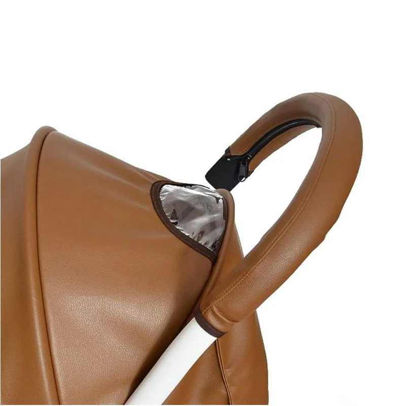 Kinderwagen Griff Abdeckung PU Leder Kinderwagen Armlehne Griff Schutz Abdeckung Kinderwagen Kinderwagen Zubehör