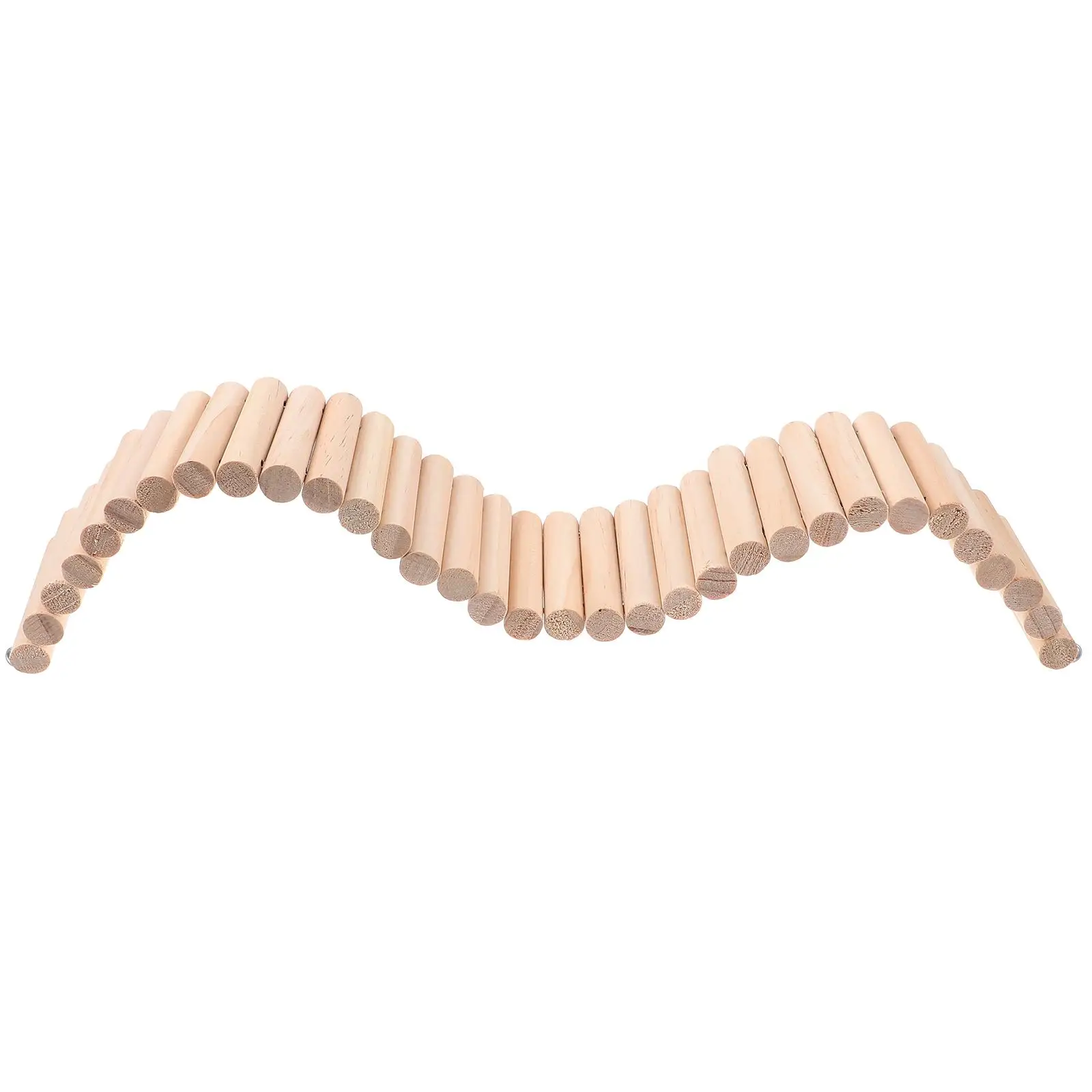 Hamster Rotierende Plattform Rad Labyrinth Spielzeug Wiederholende Leitern Holz Chinchilla Spielzeug Kleine Tiere Image