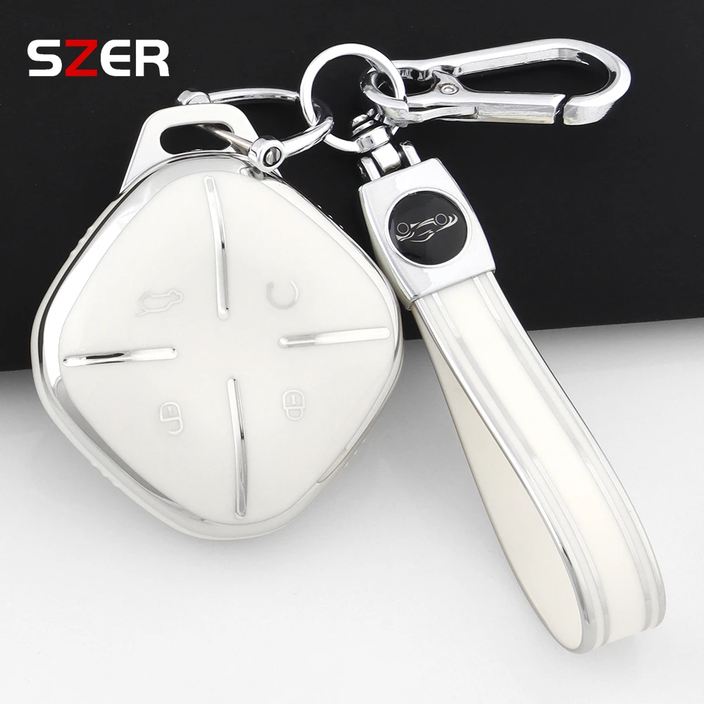 Für Chery Jetour DASHING X-1 Plus DTC 2022 2023 Mode TPU Auto Schlüssel Fall Abdeckung Fernbedienung Schlüssel Schutz Shell schlüsselbund Zubehör Image