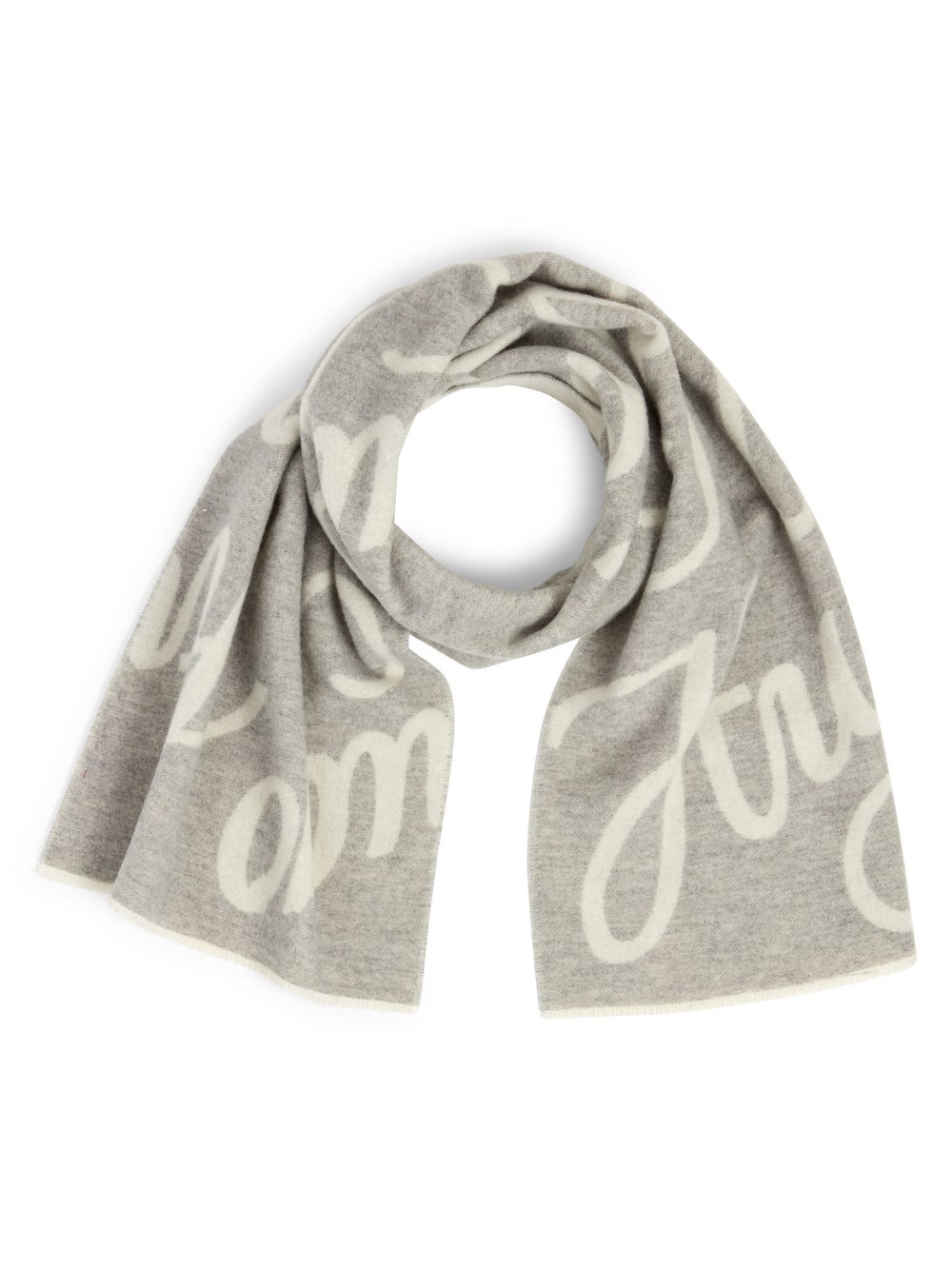 HUGO Wollschal Damen hellgrau, ONE SIZE Image