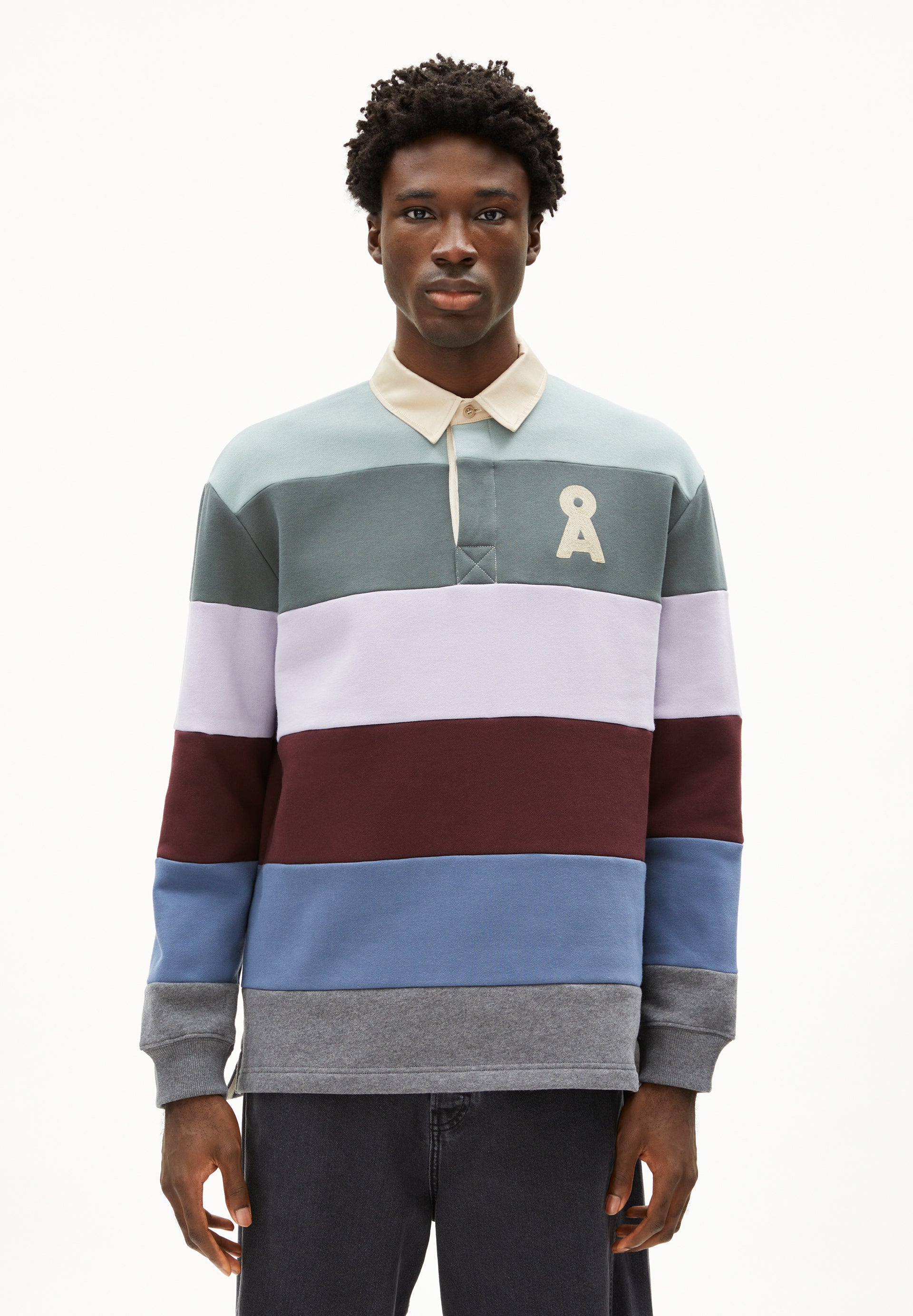 AADRU LS RUGBY FLEECE | Sweatshirts aus Bio-Baumwolle - mehrfarbig (M) Image