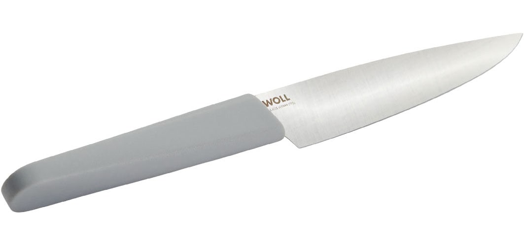 Universalküchenmesser WOLL "Cutting Edge", grau, Klingenlänge 12cm, Edelstahl, Kunststoff, Kochmesser, aus deutschem Edelstahl gemäß DIN 1.4116 Image