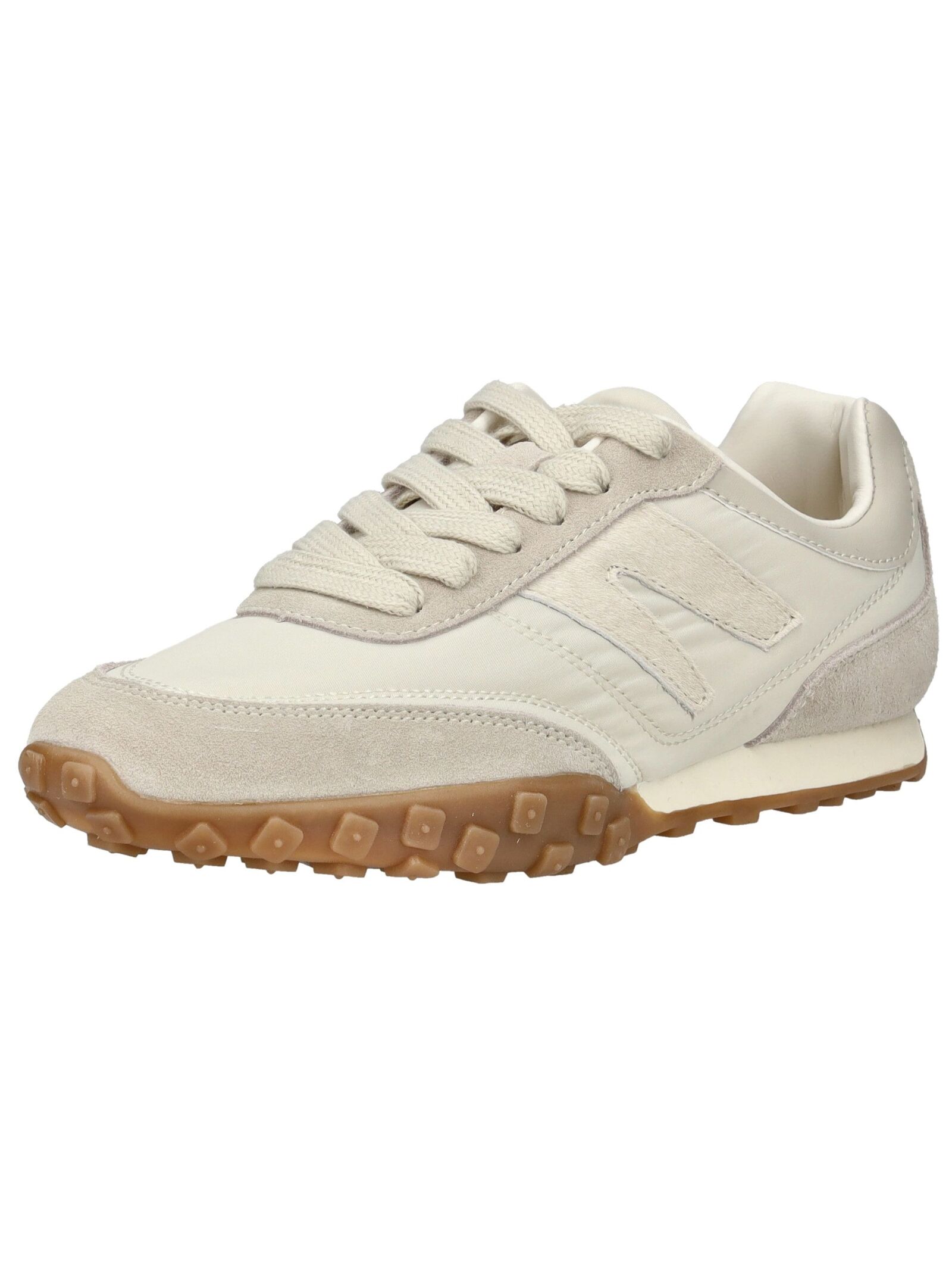 Sneaker INUOVO "INUOVO Sneaker Leder/Textil", Damen, Gr. 40, creme, Leder, Textil, Schuhe Sneaker