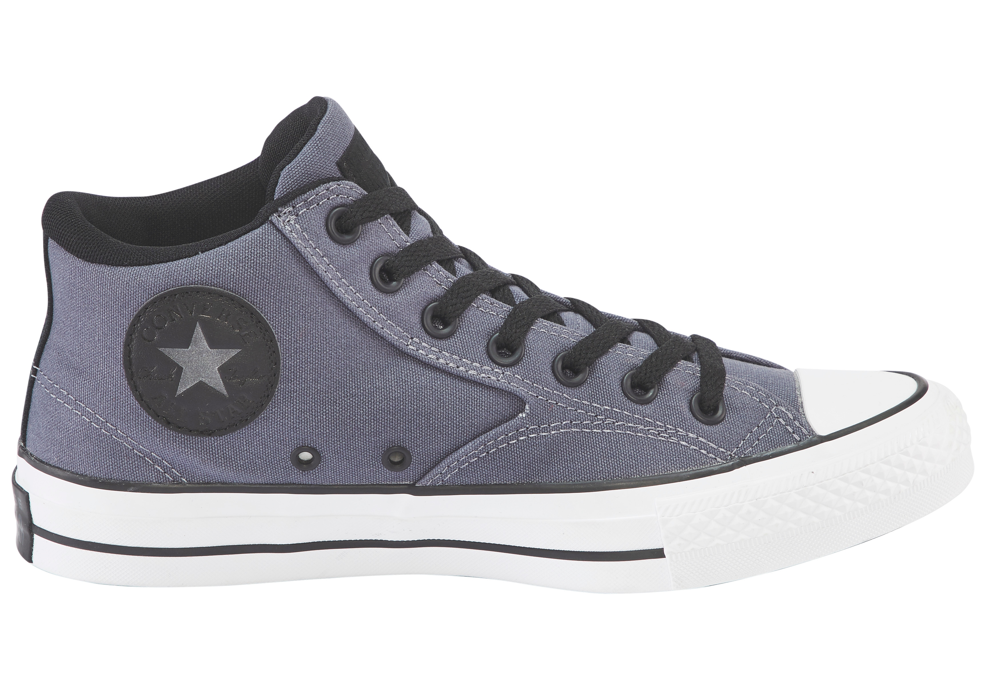 Sneaker CONVERSE "CHUCK TAYLOR ALL STAR MALDEN STREET", Herren, Gr. 46,5, cold stare, schwarz, weiß, Textil, Schuhe Sneaker, weite Passform