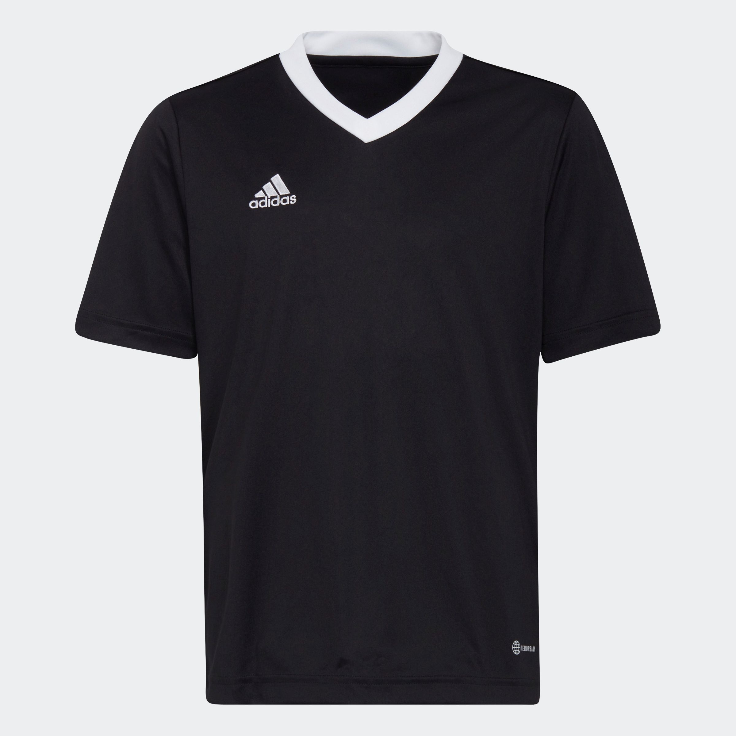 Fußballtrikot ADIDAS PERFORMANCE "ENT22 JSY Y", Kinder, Gr. 176, schwarz, Obermaterial: 100% Polyester, V-Ausschnitt, Trikots Image
