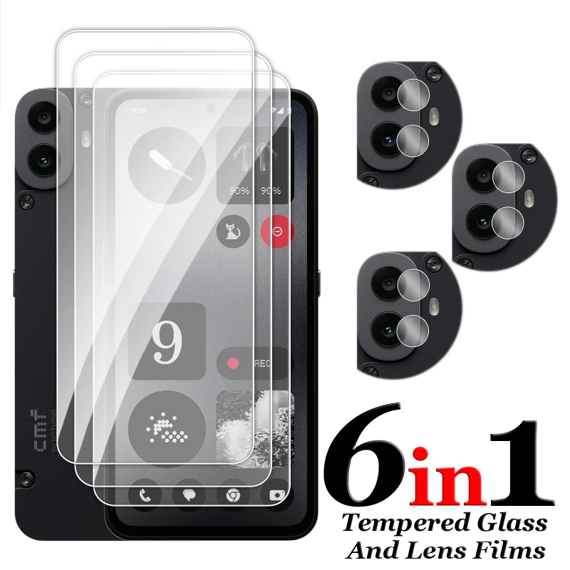 For Nothing CMF Phone 1 Glass 6.67 inch Full Glue Clear Screen Protector For CMF Phone 1 Tempered Glass For CMF Phone 1 Film