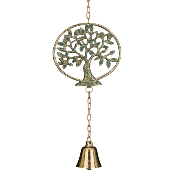 Regal Art & Gift 20737 - Cast Garden Bell - Tree of Life Lawn and Garden Hanging Bells