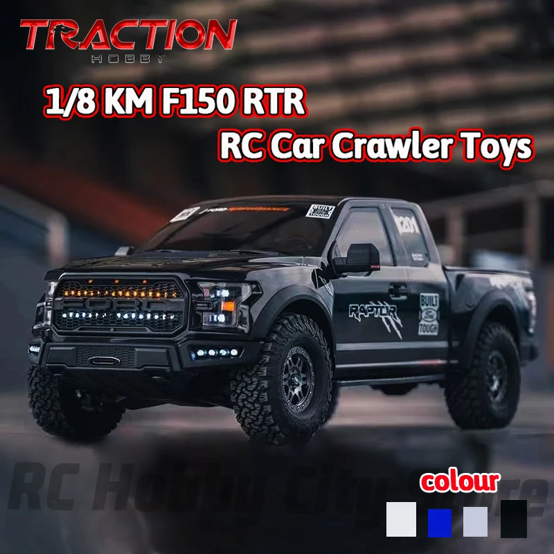 TRACTION HOBBY RC Car 1/8 KM F150 RTR 2.4GHz RC Simulation Electric Remote Control Model Car Crawler Adult Children's Toys