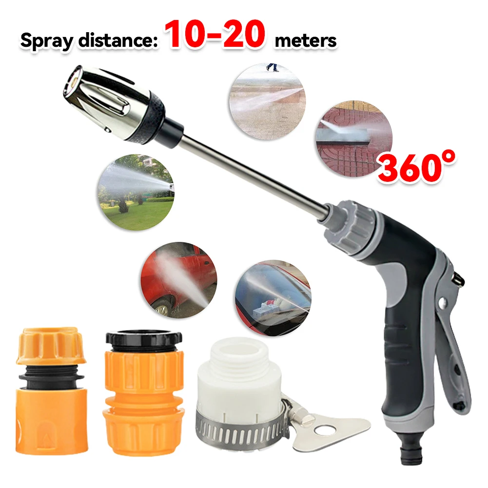 Hochdruck-Waschspray, Wasserpistole, Waschmaschine, Gartenschlauchdüse, Hochdruck-Sprühwasserpistole zum Waschen von Autos, Bewässerung