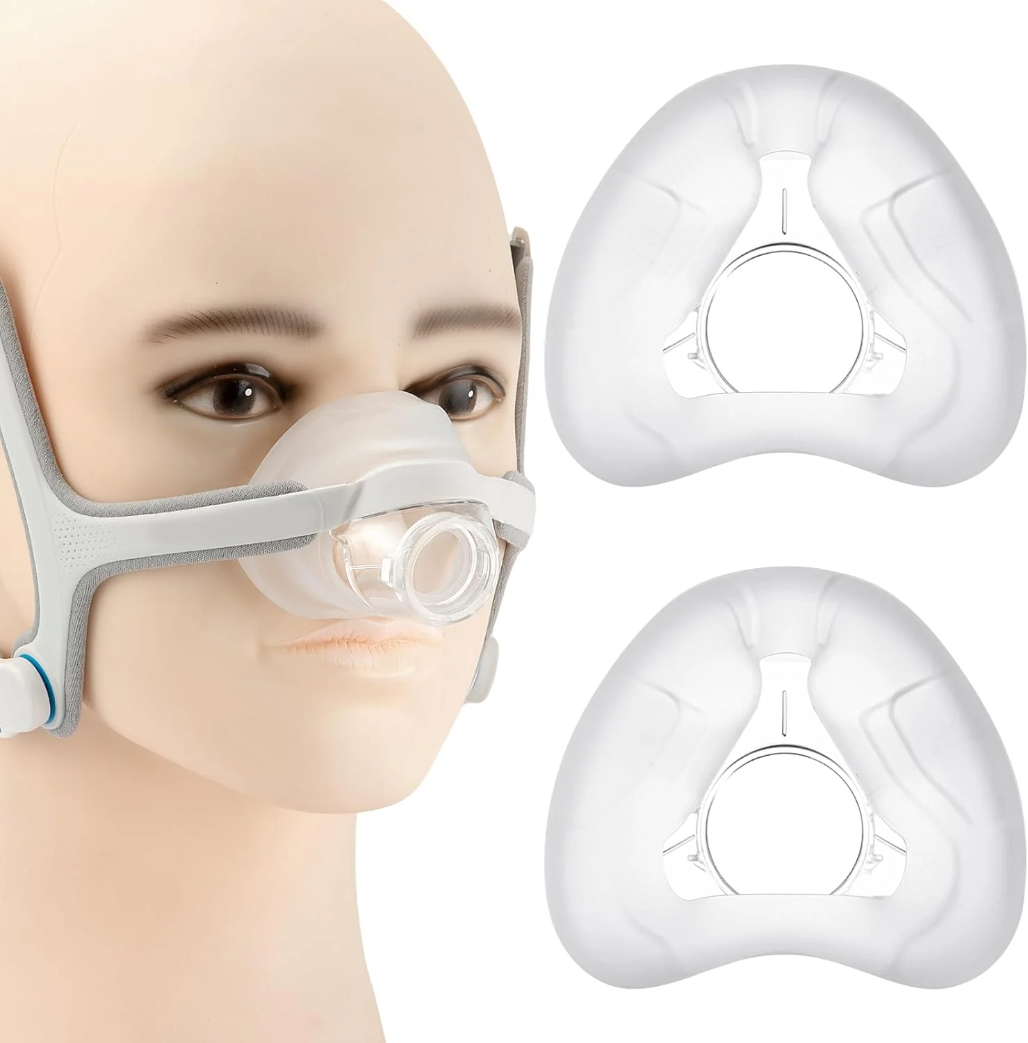 AirFit N20 Nasenkissen CPAP Ersatzkissen für N20 Nasen CPAP Maskenkissen Ersatz Soft Seal Silikon CPAP Zubehör Image